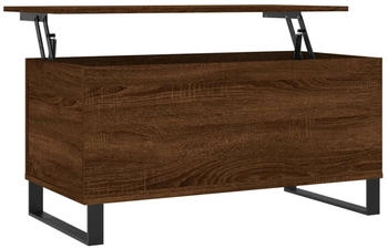 vidaXL Couchtisch Braun Eichen-Optik 90x44,5x45 cm Holzwerkstoff Modell 4