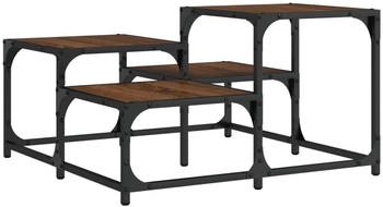 vidaXL Couchtisch Braun Eichen-Optik 68x68x40 cm Holzwerkstoff