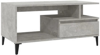 vidaXL Couchtisch Betongrau 90x49x45 cm Holzwerkstoff Modell 2