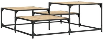 vidaXL Couchtisch Sonoma-Eiche 107x107x40 cm Holzwerkstoff
