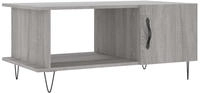 vidaXL Couchtisch Grau Sonoma 90x50x40 cm Holzwerkstoff