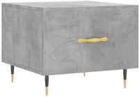 vidaXL Couchtisch Betongrau 50x50x40 cm Holzwerkstoff