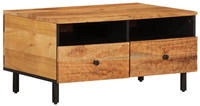 vidaXL Couchtisch 80x54x40 cm Massivholz Akazie