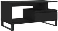 vidaXL Couchtisch Schwarz 90x49x45 cm Holzwerkstoff