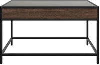 vidaXL Couchtisch mit Infinity-LED Braun Eichen-Optik 70x50x41 cm
