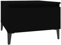vidaXL Beistelltisch Schwarz 50x46x35 cm Holzwerkstoff