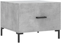 vidaXL Couchtisch Betongrau 50x50x40 cm Holzwerkstoff