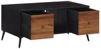 vidaXL Couchtisch 90x50x41 cm Recyceltes Massivholz Teak