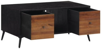 vidaXL Couchtisch 90x50x41 cm Recyceltes Massivholz Teak