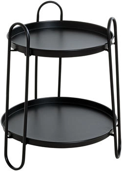 HAKU Beistelltisch Metall schwarz 43x43x50cm (25502)
