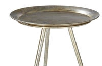HAKU Beistelltisch "Sofatisch, Wohnzimmertisch" 1 Stk. tlg. rund - aus Metall Kupfer