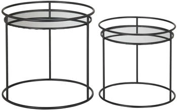 HAKU Beistelltische-Set Glas schwarz Set (22525) HAKU Beistelltische-Set Glas schwarz Set (22525)