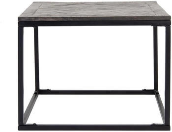WOMO-DESIGN Design Beistelltisch 60x60 cm Handgefertigt Quadratisch Grau