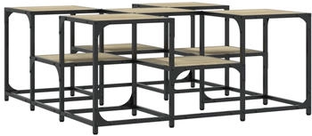 vidaXL Couchtisch Sonoma-Eiche 91x91x40 cm Holzwerkstoff