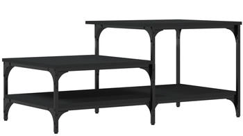 vidaXL Couchtisch Schwarz 100x50,5x45 cm Holzwerkstoff