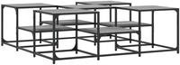 vidaXL Couchtisch Grau Sonoma 121x121x40 cm Holzwerkstoff