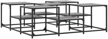 vidaXL Couchtisch Grau Sonoma 121x121x40 cm Holzwerkstoff