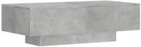vidaXL Couchtisch Betongrau 100x49,5x31 cm Holzwerkstoff