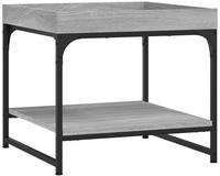 vidaXL Couchtisch Grau Sonoma 49,5x49,5x45 cm Holzwerkstoff
