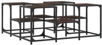 vidaXL Couchtisch Braun Eichen-Optik 91x91x40 cm Holzwerkstoff