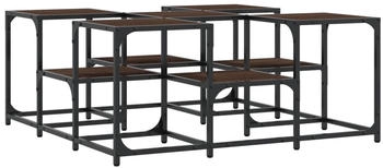 vidaXL Couchtisch Braun Eichen-Optik 91x91x40 cm Holzwerkstoff