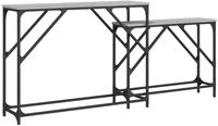 vidaXL Konsolentische 2 Stk. Grau Sonoma Holzwerkstoff