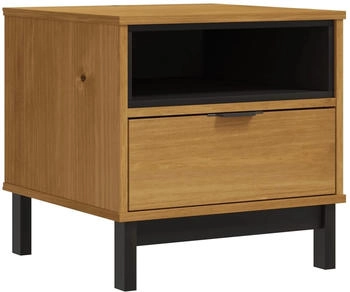 vidaXL Beistelltisch FLAM 50x50x50 cm Massivholz Kiefer
