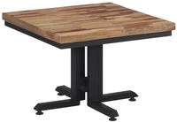 vidaXL Couchtisch 55x55x40 cm Recyceltes Massivholz Teak