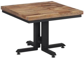 vidaXL Couchtisch 55x55x40 cm Recyceltes Massivholz Teak