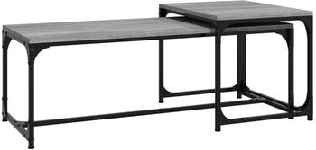 vidaXL Couchtische 2 Stk. Grau Sonoma Holzwerkstoff