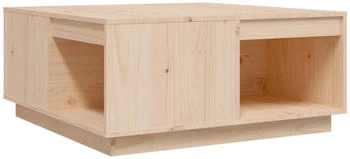vidaXL Couchtisch 80x81x36,5 cm Massivholz Kiefer