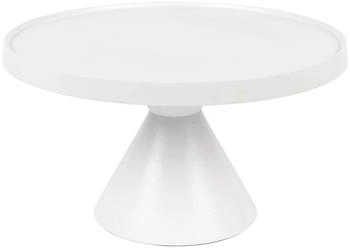 Zuiver Runder Couchtisch FLOSS WHITE von Aluminiumguss Ø 60 cm