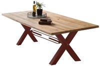 SIT Esstisch X-Gestell im industriellen Antiklook