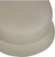 WOOOD Beistelltisch "Oda aus Fiberclay in Betonoptik, organisch gestapelt 41x35x47