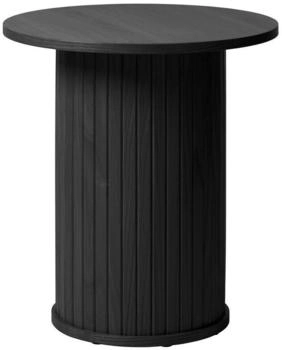BOXXX Beistelltisch Schwarz furniert rund 50x55x50 cm