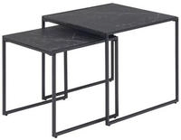 ACTONA GROUP Beistelltisch "Infinity" Set, 3 St&uuml;ck, Satz mit Tischen, Schlittenbeine