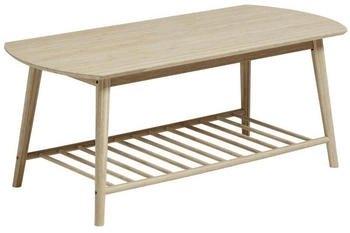 Mid.you Couchtisch Noble Natur Bambus vollmassiv rechteckig konisch 50x45x110 cm