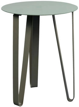XORA Couchtisch Grün Metall rund eckig 40x50x40 cm