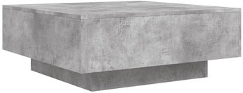 vidaXL Couchtisch Betongrau 80x80x31 cm Holzwerkstoff