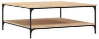 vidaXL Couchtisch Sonoma-Eiche 100x100x40 cm Holzwerkstoff