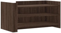 vidaXL Couchtisch Braun Eichen-Optik 100x50x50 cm Holzwerkstoff