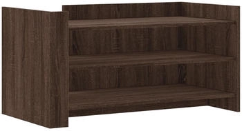 vidaXL Couchtisch Braun Eichen-Optik 100x50x50 cm Holzwerkstoff