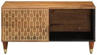 vidaXL Couchtisch 80x50x40 cm Massivholz Mango