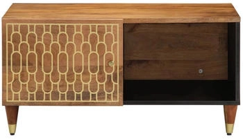 vidaXL Couchtisch 80x50x40 cm Massivholz Mango Modell 3