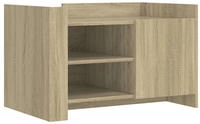 vidaXL Couchtisch Sonoma-Eiche 80x50x50 cm Holzwerkstoff