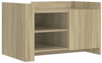 vidaXL Couchtisch Sonoma-Eiche 80x50x50 cm Holzwerkstoff