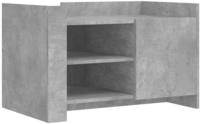 vidaXL Couchtisch Betongrau 80x50x50 cm Holzwerkstoff