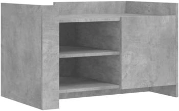 vidaXL Couchtisch Betongrau 80x50x50 cm Holzwerkstoff Modell 1