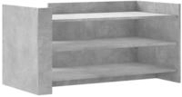 vidaXL Couchtisch Betongrau 100x50x50 cm Holzwerkstoff