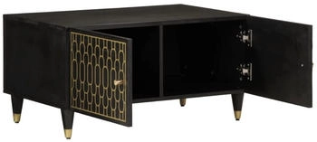 vidaXL Couchtisch 80x50x40 cm Massivholz Mango Modell 4